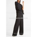 Um ombro-Crepe De Chine Jumpsuit Fabricação Atacado Moda Feminina Vestuário (TA30012J)